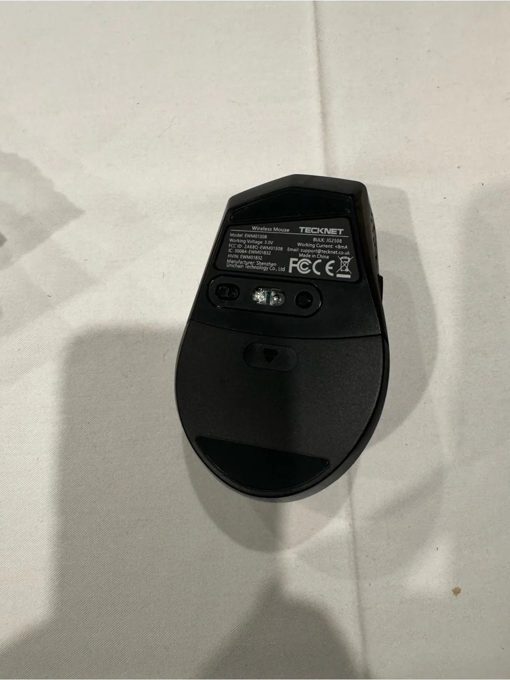 TECKNET Bluetooth Wireless Mouse 4800 DPI Ergonomic 6-Button Adjustable – New